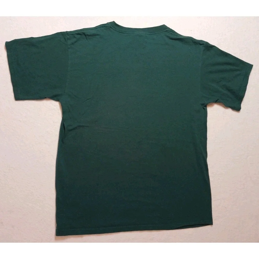 Vintage‎ NFL GREEN BAY PACKERS Brett Favre #4 Short Sleeve Green T-Shirt Size L